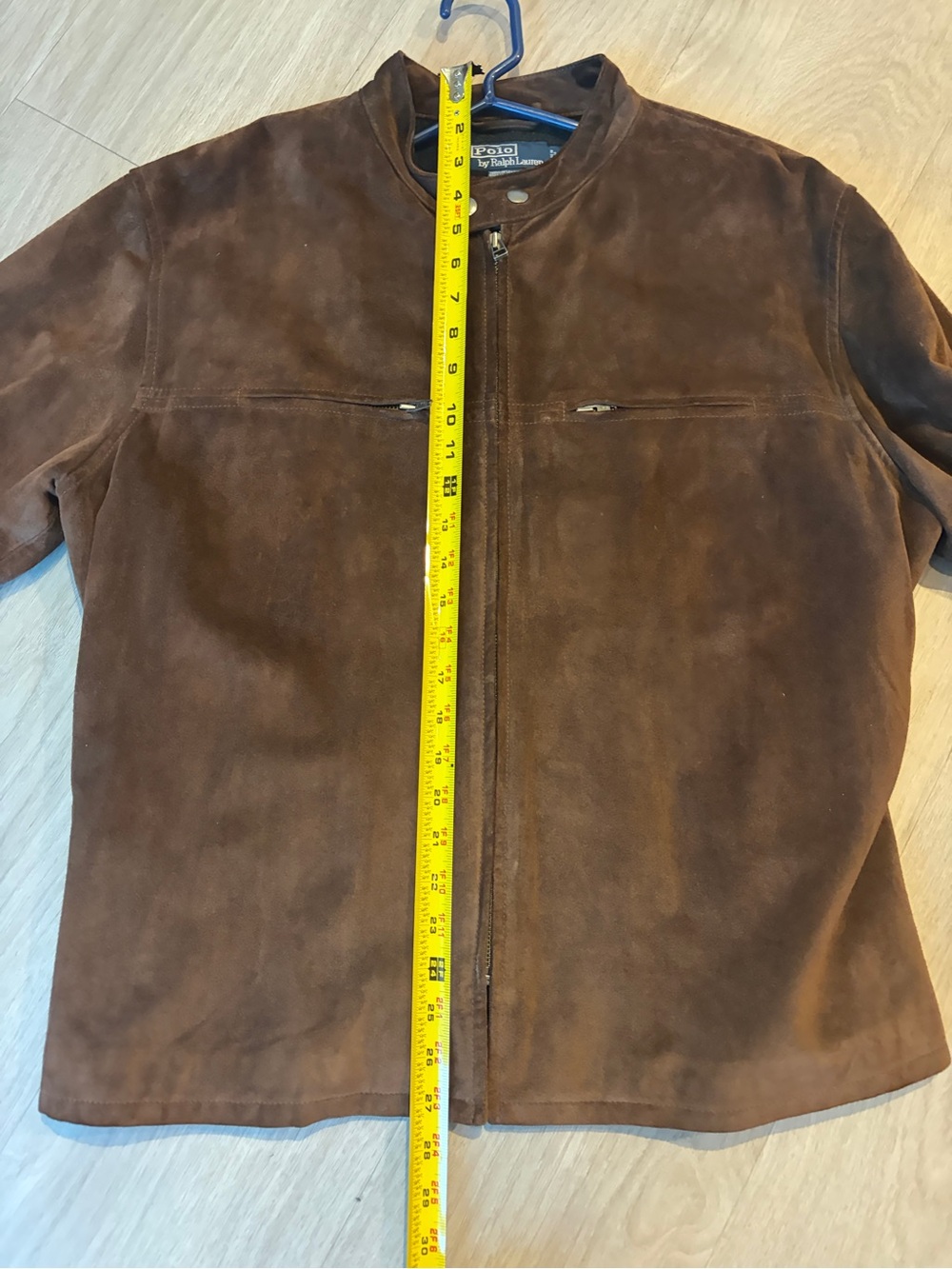 Polo by Ralph Lauren Brown Suede Bomber Jacket